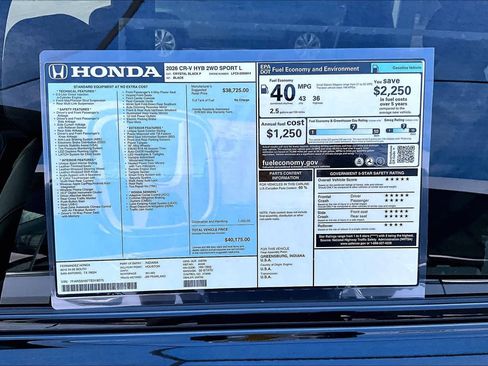 New 2026 Honda CR-V Sport-L image 19