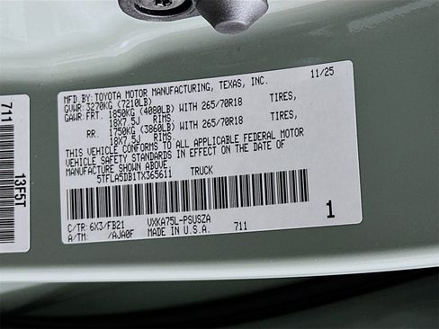 New 2026 Toyota Tundra SR5 image 31