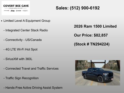 New 2026 RAM 1500 Limited AWD/4WD image 18