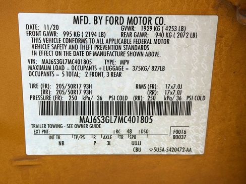 Used 2021 Ford EcoSport SE w/ SE Appearance Package AWD/4WD image 33