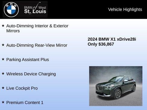 Used 2024 BMW X1 xDrive28i w/ Technology Package AWD/4WD image 16