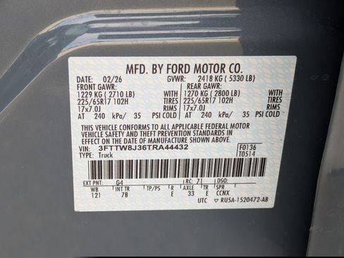 New 2026 Ford Maverick XLT w/ Equipment Group 301A image 63