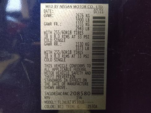 Used 2022 Nissan Pathfinder S image 33