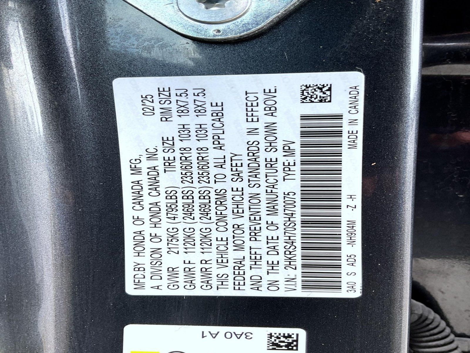 Used 2025 Honda CR-V EX-L image 25