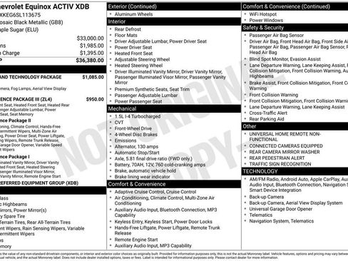 Certified 2025 Chevrolet Equinox ACTIV w/ Safety and Technology Package image 10