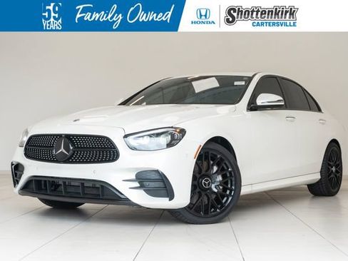 Used 2022 Mercedes-Benz E 450 4MATIC Sedan w/ Driver Assistance Package image 1