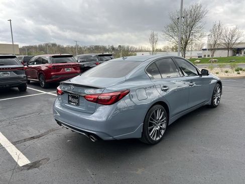 Used 2021 INFINITI Q50 Red Sport 400 w/ Carbon Fiber Package image 3