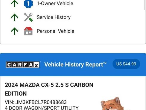 Used 2024 MAZDA CX-5 Carbon Edition image 4