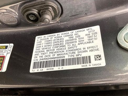 Certified 2021 Honda CR-V Touring image 33
