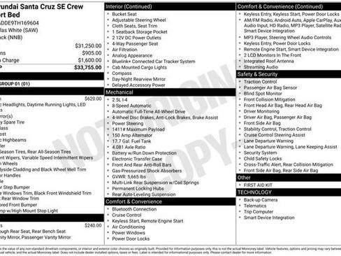 New 2026 Hyundai Santa Cruz SE image 35