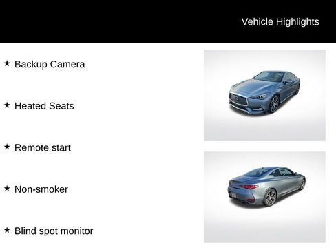 Used 2017 INFINITI Q60 w/ Premium Plus Package 3.0T image 2