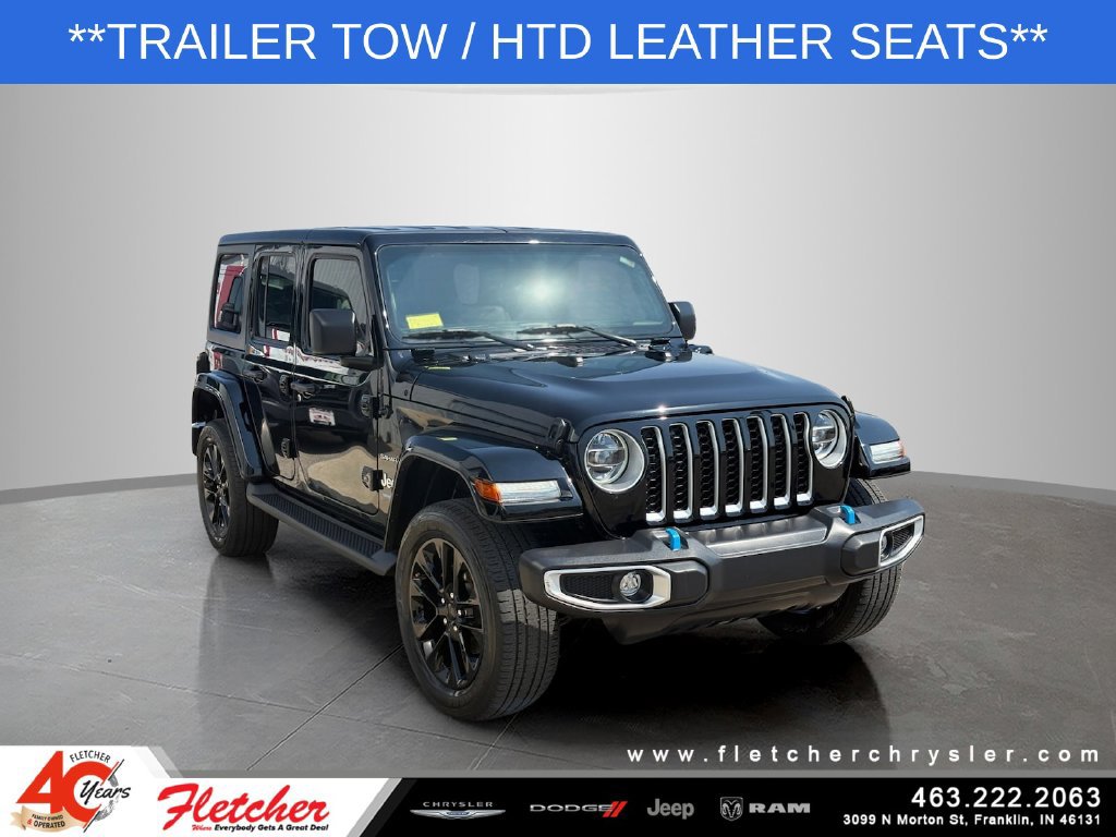 Used 2022 Jeep Wrangler Unlimited Sahara w/ Cold Weather Group AWD/4WD image 1