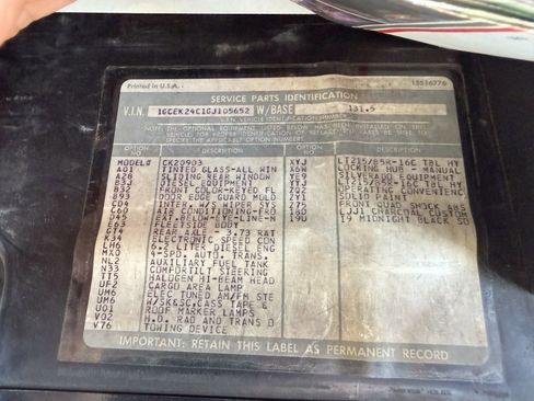 Used 1986 Chevrolet C/K Truck 2500 image 7