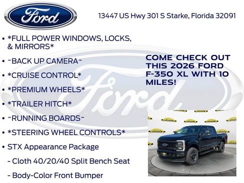 New 2026 Ford F350 XL w/ STX Appearance Package image 10