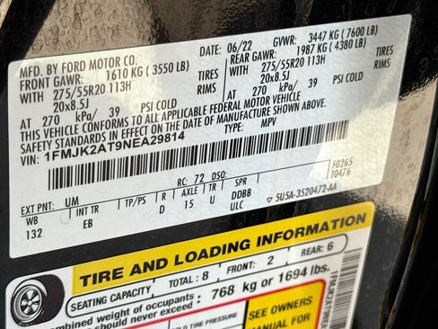 Used 2022 Ford Expedition Max Limited AWD/4WD image 35