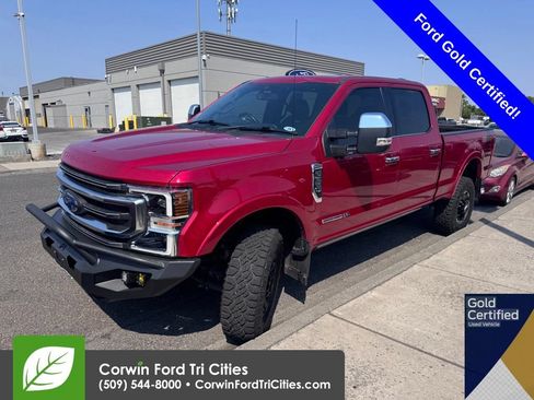 Used 2021 Ford F350 Platinum w/ Tremor Off-Road Package AWD/4WD image 3