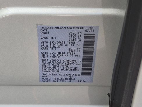 Used 2024 Nissan Pathfinder SV FWD image 40