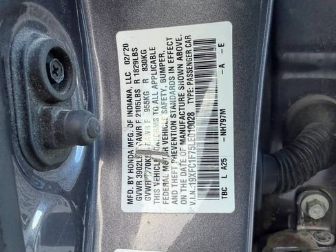 Used 2020 Honda Civic EX-L image 29