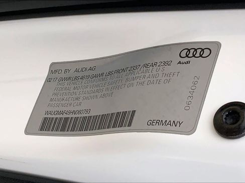 Used 2017 Audi A4 2.0T Ultra Premium w/ Convenience Package FWD image 35