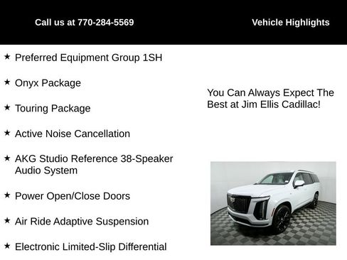 Used 2026 Cadillac Escalade Platinum Sport w/ LPO, ONYX Package image 5