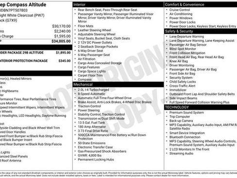 Used 2023 Jeep Compass Latitude AWD/4WD image 32