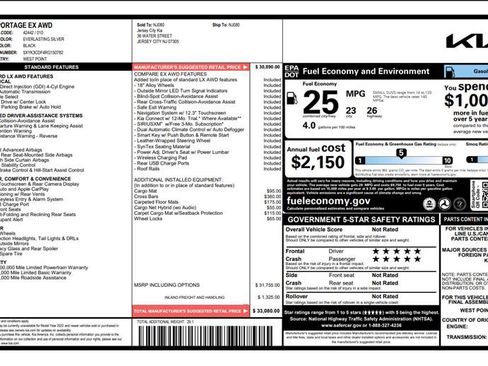 Used 2024 Kia Sportage EX AWD/4WD image 3