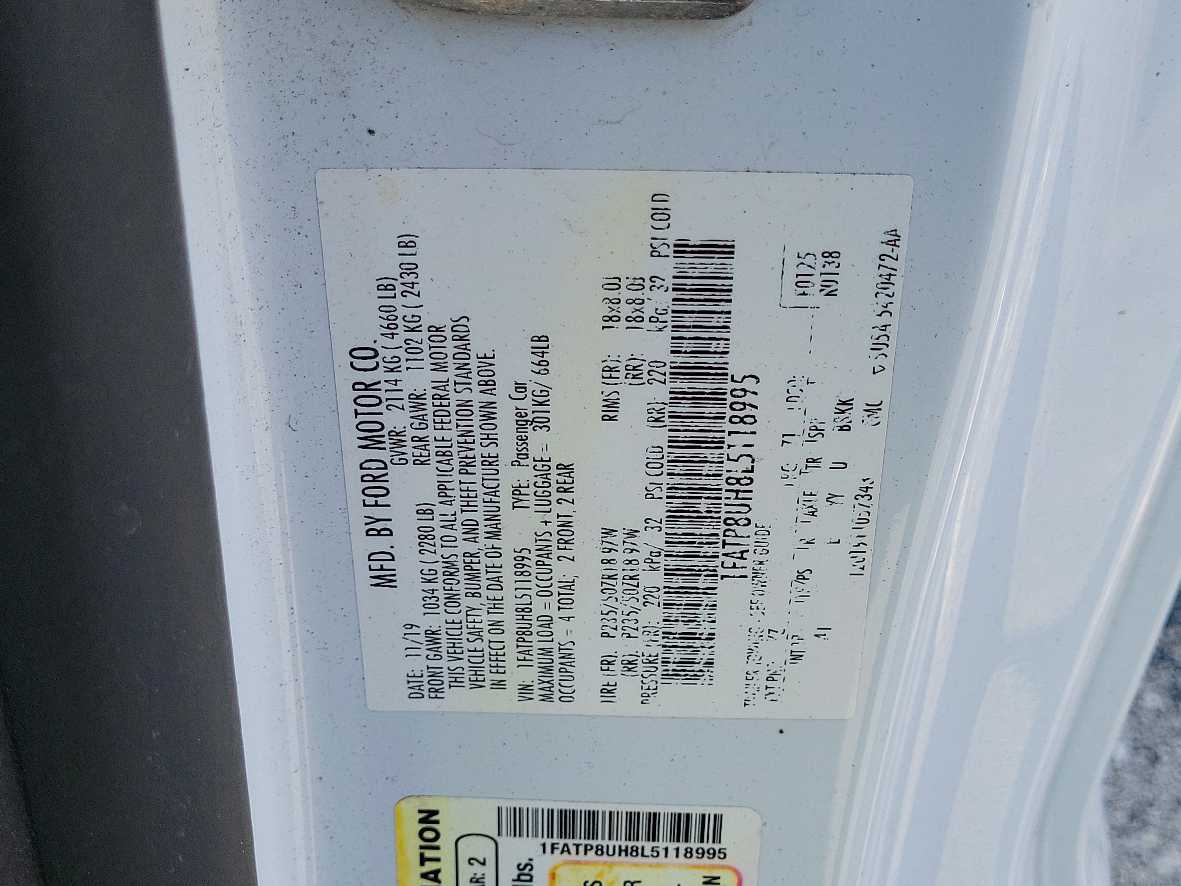Used 2020 Ford Mustang Premium RWD image 26