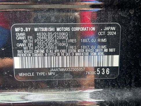Used 2025 Mitsubishi Eclipse Cross SE AWD/4WD image 3