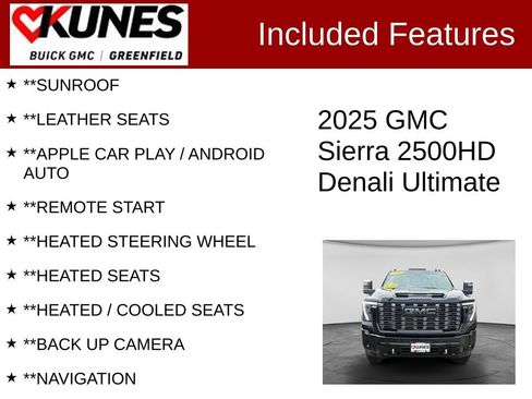 Used 2025 GMC Sierra 2500 Denali Ultimate AWD/4WD image 2