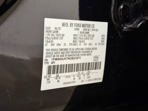 Used 2022 Ford Explorer Timberline image 41