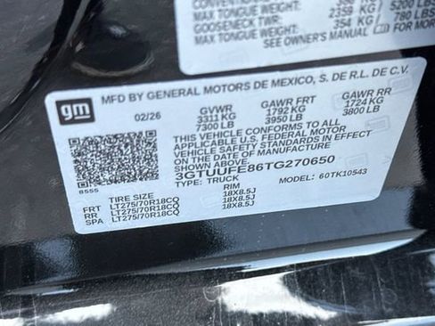 New 2026 GMC Sierra 1500 AT4X w/ LPO, Black Badging Package AWD/4WD image 34