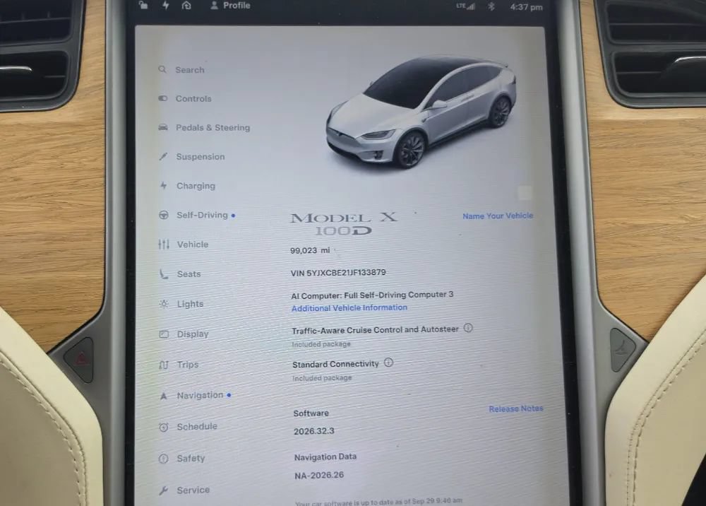 Used 2018 Tesla Model X 100D AWD/4WD image 4