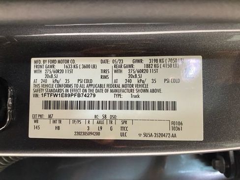 Certified 2023 Ford F150 Lariat w/ Equipment Group 502A High AWD/4WD image 31