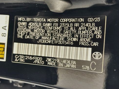 Used 2023 Toyota Corolla LE w/ Carpet Mat Package (TMS) FWD image 24