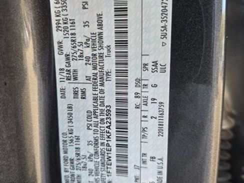 Used 2019 Ford F150 XLT w/ Equipment Group 302A Luxury image 23