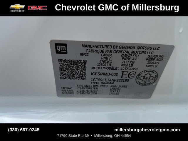 Used 2022 GMC Sierra 2500 Pro w/ Convenience Package AWD/4WD image 34