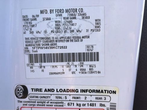 Used 2009 Ford F150 XLT AWD/4WD image 25