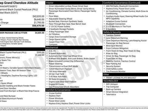 Used 2023 Jeep Grand Cherokee Altitude image 3