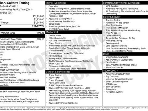 Used 2024 Subaru Solterra Touring w/ Touring Package image 36