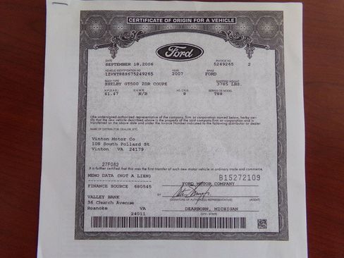 Used 2007 Ford Mustang Shelby GT500 RWD image 42