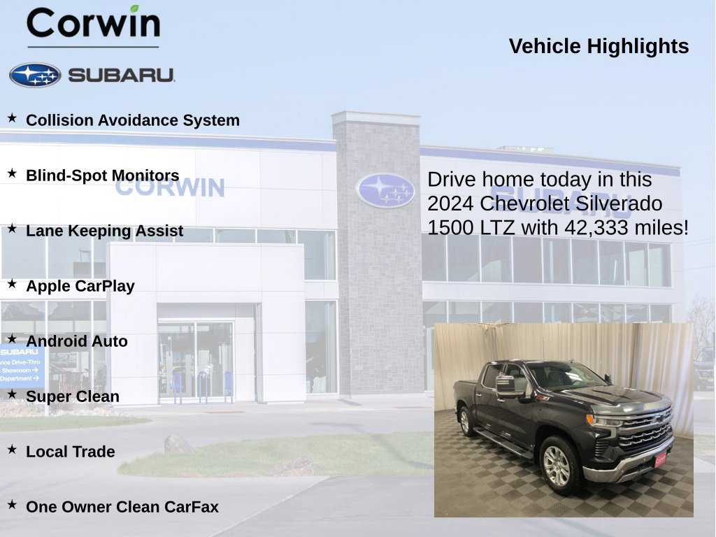 Used 2024 Chevrolet Silverado 1500 LTZ w/ LTZ Premium Package AWD/4WD image 6