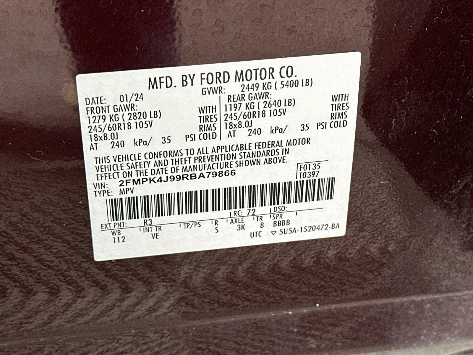 Used 2024 Ford Edge SEL AWD/4WD image 22