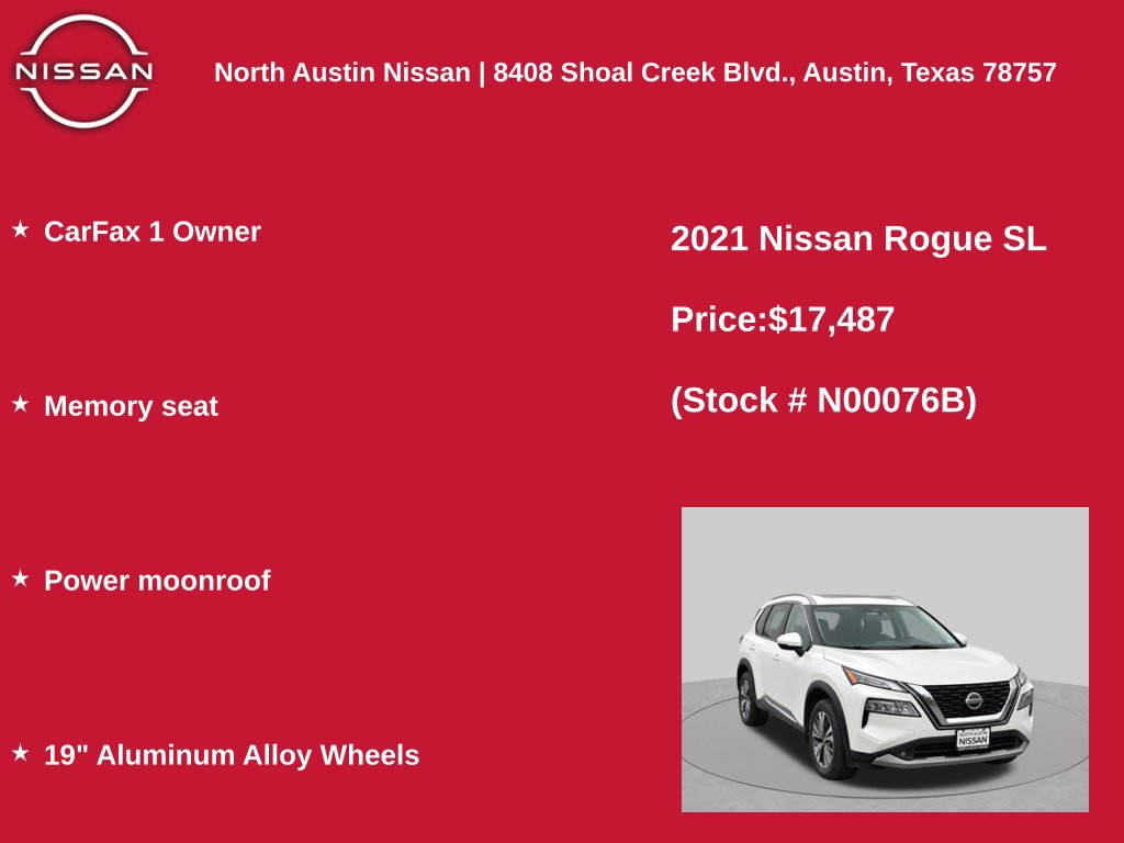 Used 2021 Nissan Rogue SL FWD image 2