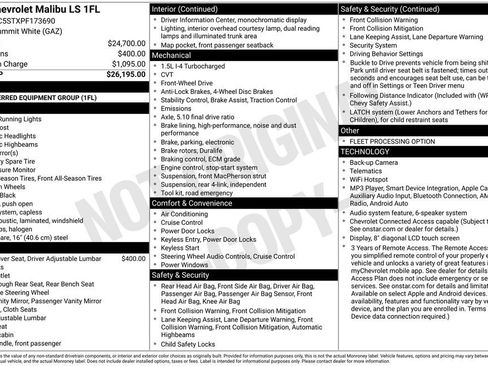 Used 2023 Chevrolet Malibu LS FWD image 15