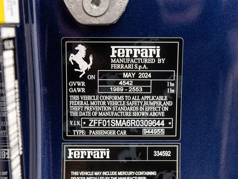 Used 2024 Ferrari 296 GTS RWD image 56