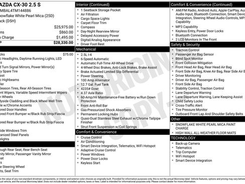 New 2026 MAZDA CX-30 AWD 2.5 S image 26