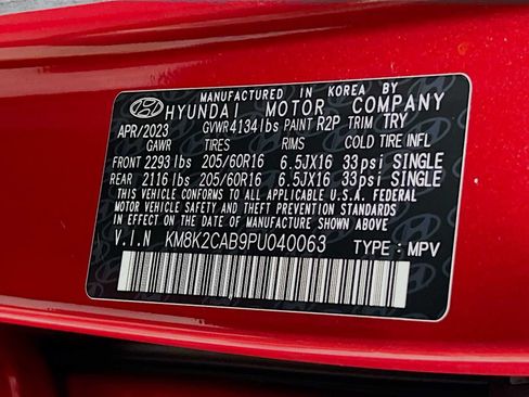 Certified 2023 Hyundai Kona SE AWD/4WD image 30