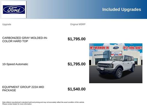 Used 2025 Ford Bronco Big Bend image 2