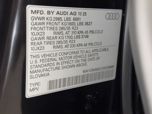New 2026 Audi SQ8 Prestige AWD/4WD image 26
