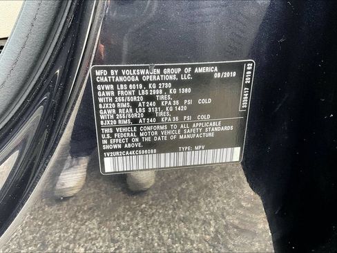Used 2019 Volkswagen Atlas SE AWD/4WD image 36